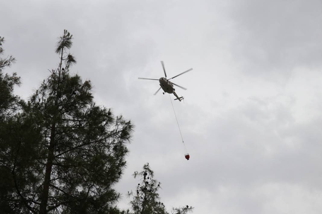 Pamukkale orman yangını! Hem havadan hem de karadan müdahale ediliyor - Resim: 4